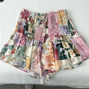 Zara linen shorts